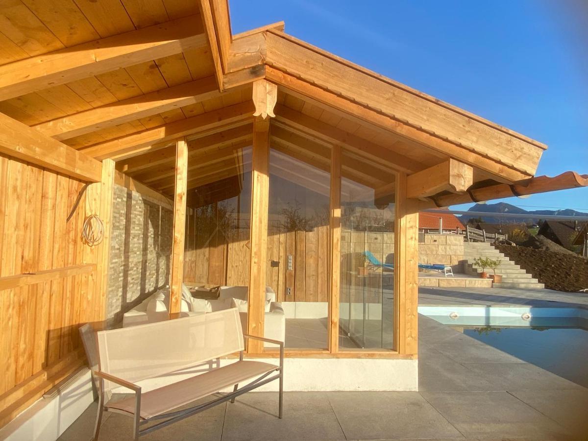Private Luxury Chalet Siegsdorf Buitenkant foto