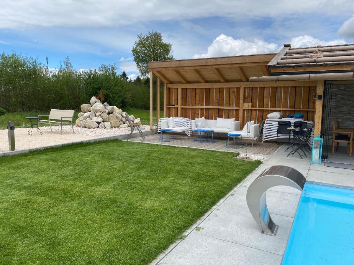 Private Luxury Chalet Siegsdorf Buitenkant foto